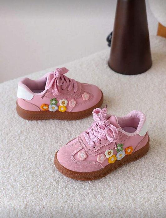 Zapatillas bordado floral