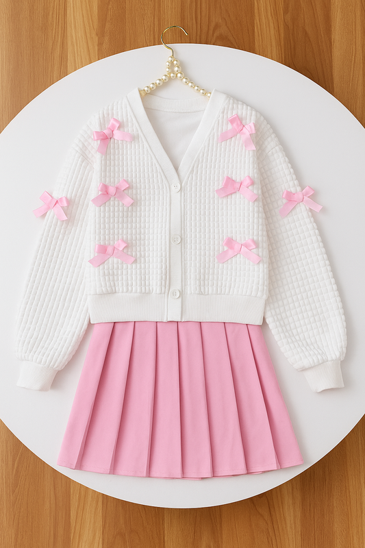 Set moños rosa T10
