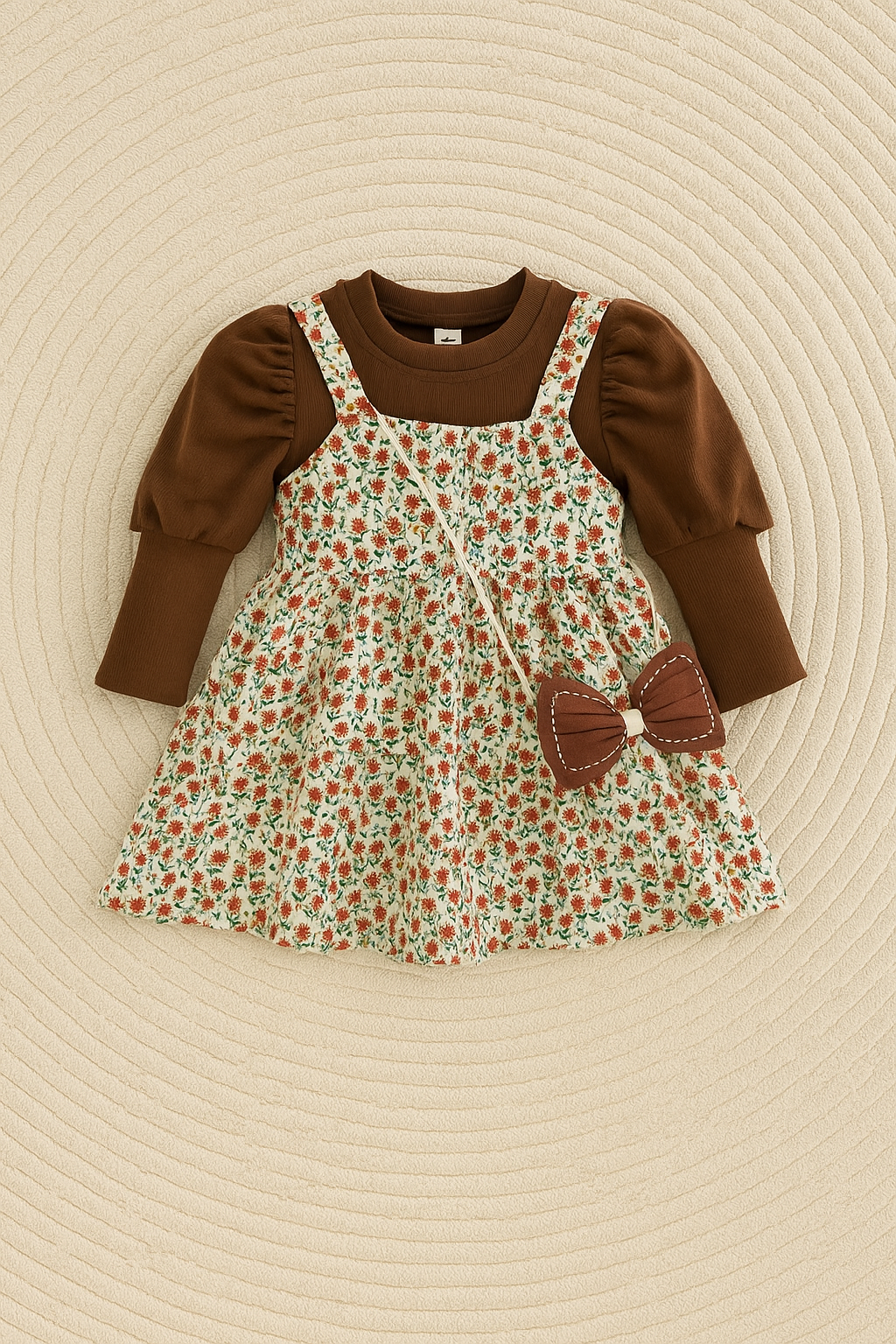 Vestido floral 3 piezas
