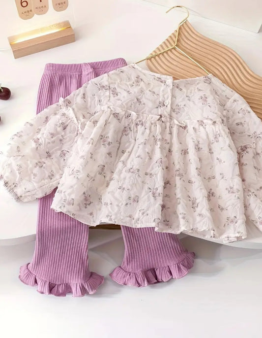 Conjunto lila primavera T3-4
